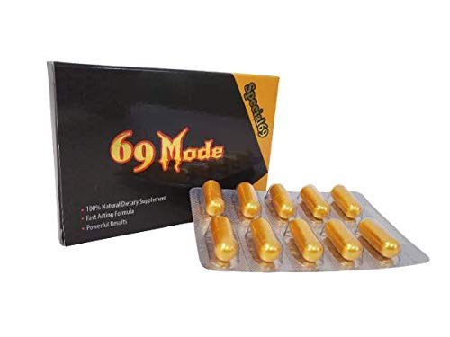 69 MODE Gold 10 Capsules Male Enhancing Natural Performance Pill The New Most Effective Natural Amplifier for Performance  Energy  and Endurance  Gold 10 Capsules