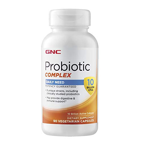 GNC Probiotic Complex Daily Need with 10 Billion CFUs  90 Capsules  Daily Probiotic Support