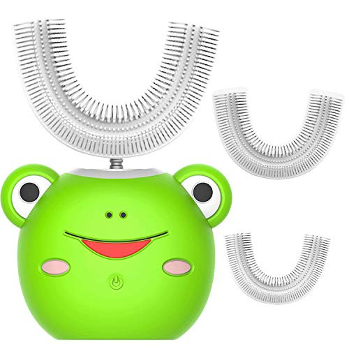 U Shape Automatic Toothbrush Autobrush Ultrasonic Electric Toothbrush Waterproof for 2 12 Years Child Toddlers Kids Green U Shape Automatic Toothbrush Autobrush Ultrasonic Electric Toothbrush Waterproof for 2 12 Years Child Toddlers Kids Green