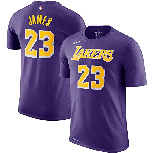 Nike Lebron James Los Angeles Lakers NBA Boys Youth 8 20 Purple Name Number Performance Dri Fit T Shirt Youth Small 8 Nike Lebron James Los Angeles Lakers NBA Boys Youth 8 20 Purple Name Number Performance Dri Fit T Shirt Youth Small 8