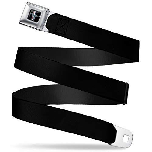 Buckle Down Seatbelt Belt Mustang Black XL