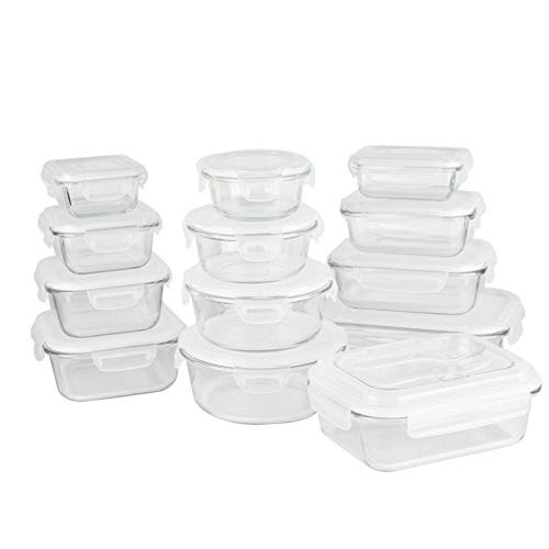 Doonmi Glass Food Storage Containers with Lids 13 Pack Glass Bento Boxes Leak Proof Glass Meal Prep Containers Airtight BPA Free Locking Lids Microwave Freezer Dishwasher Oven Safe Doonmi Glass Food Storage Containers with Lids 13 Pack Glass Bento Boxes Leak Proof Glass Meal Prep Containers Airtight BPA Free Locking Lids Microwave Freezer Dishwasher Oven Safe