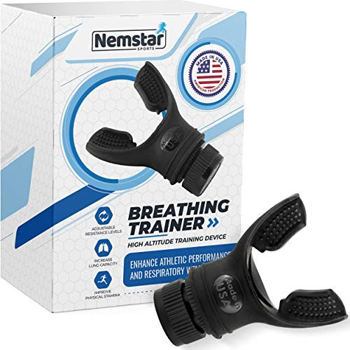 Nemstar Breathing Exercise Device   Lung Exerciser Device for Upgrading Your Lung Capacity   Inspiratory Muscle Trainer for Enhancing Performance   Lung Breathing Exerciser for Training   o2 Trainer