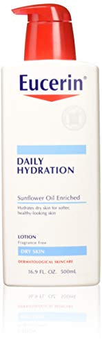 Eucerin Daily Hydration Moisturizing Lotion  Fragrance Free 16 9 oz  Pack of 2
