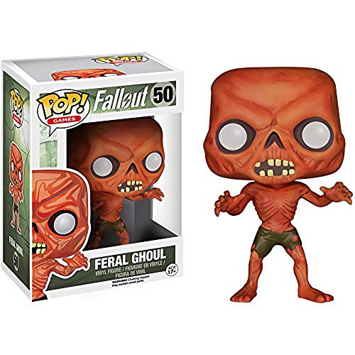 Feral Ghoul  Fallout x Funko POP Games Vinyl Figure   1 PET Plastic Graphical Protector Bundle  050   05854   B