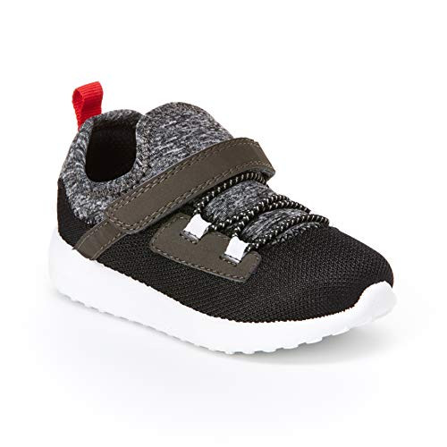 Carter s Boy s Athletic Sneakers  black  7 M US Toddler