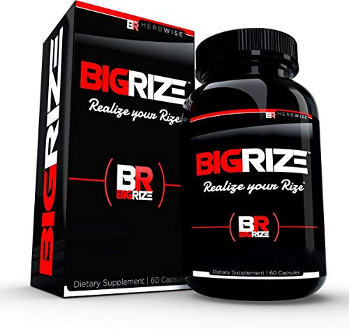 Bigrize   Men s Test Booster   Premium Testosterone Booster for Men   Natural Male Stamina  Endurance and Strength Booster   60 Capsules