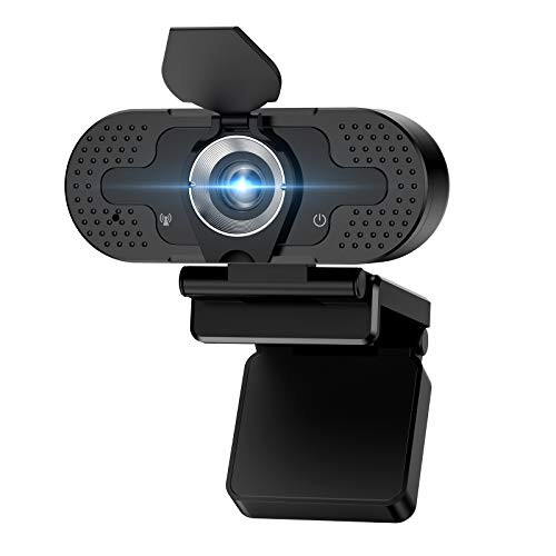 Webcam with Microphone  1080P HD Live Streaming Webcam for Desktop or Laptop PC USB Plug and Play Camera for Computer Widescreen Video Calling  Recording  Conferencing  Online Classes Streaming Gaming