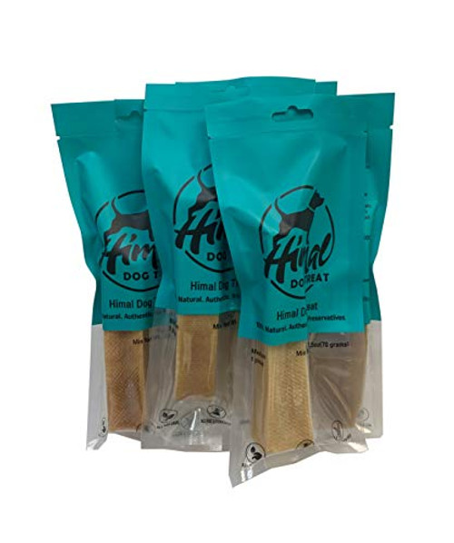 Himal Dog Treat 100 Natural Himal Medium Dog Chew 1 Pounder Hard Yak Chew for Your Dog