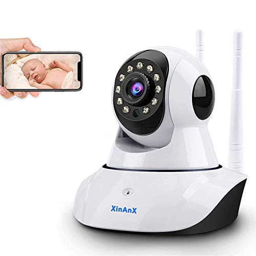 WiFi IP Camera 1080p  Wireless Security Camera Indoor Surveillance System 2 4GHz for Home Baby Pet Monitor with IR Night Vision  Pan Tilt Zoom  Motion Detection  Two Way Audio  Cloud Storage