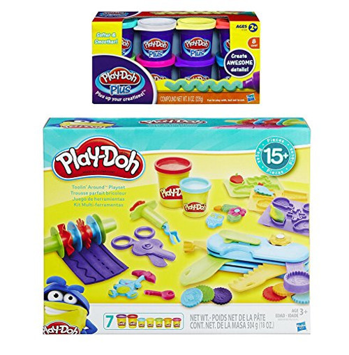 Play-Doh Toolin Around Playset + Play-Doh Plus Compound Bundle Play-Doh Toolin Around Playset + Play-Doh Plus Compound Bundle