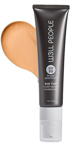 W3LL PEOPLE   Natural Bio Tint Multi Action Moisturizer SPF 30   Clean  Non Toxic Makeup  Medium