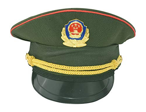Chinese Chairman Mao Zedong Communist Red Army Uniform Hat for Costumes and Theatre Green Yellow Adult Large Size Chinese Chairman Mao Zedong Communist Red Army Uniform Hat for Costumes and Theatre Green Yellow Adult Large Size