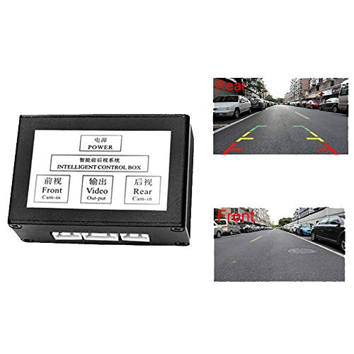 Car Cameras Video Signal Switch Control Box 2 Way Channel for Front Rearview
