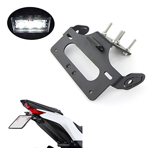Xitomer Z1000 Fender Eliminator License Plate Holder for KAWASAKI Z1000 2014 2015 2016 With LED License Plate Light Compatible with OEM Blinker Aftermarket Turn Signal Xitomer Z1000 Fender Eliminator License Plate Holder for KAWASAKI Z1000 2014 2015 2016 With LED License Plate Light Compatible with OEM Blinker Aftermarket Turn Signal