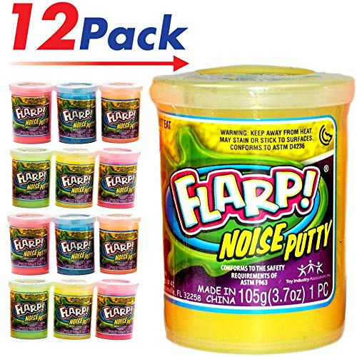 JA-RU FLARP Noise Putty (Pack of 12) Squish to Make Gas Sounds | Item #10041-12R