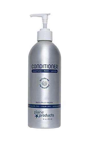 Eco Friendly Conditioner   Rosemary  Mint  Vanilla   Sulfate Free  16oz  Refillable Bottle with Pump