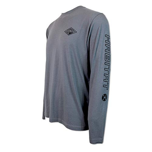 HOOEY Captain Habitat Bamboo Long Sleeve T Shirt Gry blk
