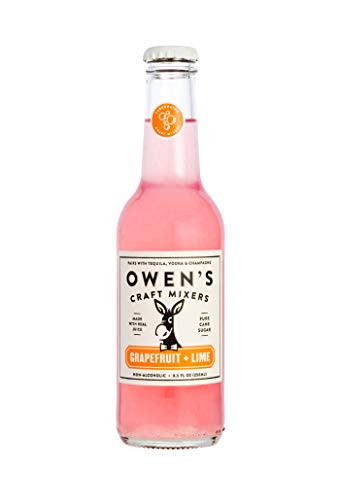 Owen s Grapefruit   Lime Mixer  12 250ml Bottles