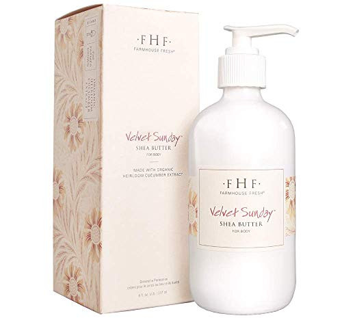 FarmHouse Fresh Velvet Sunday Shea Butter for Body  8 Fl Oz