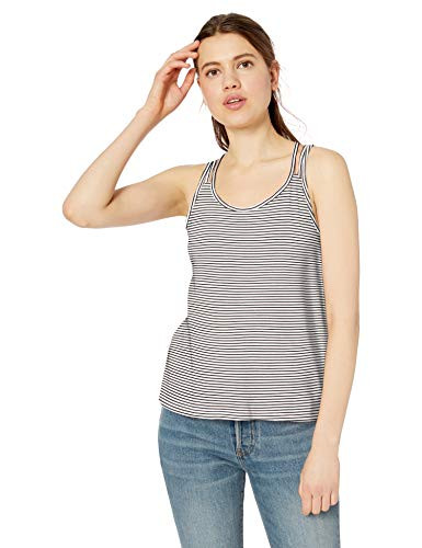 Roxy Junior s Flashback Moments Strappy Tank  Anthracite Cosy Stripes  M