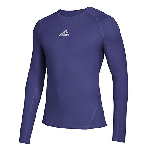 adidas Training Alphaskin Sport Long Sleeve Tee  Collegiate Purple  3X Large