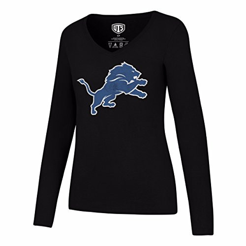 OTS NFL Detroit Lions Women s Rival Long Sleeve Tee Distressed Logo Medium OTS NFL Detroit Lions Women s Rival Long Sleeve Tee Distressed Logo Medium