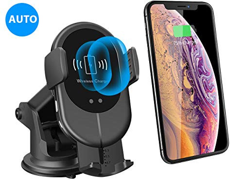 Qi Wireless Car Charger Mount, Wannap Infrared Automatic Induction Car Charging Holder Fast Wireless Phone Holder Air Vent Charging Bracket for iPhone XR XS Max X 8 8+ Samsung All Qi Enabled Phones Qi Wireless Car Charger Mount, Wannap Infrared Automatic Induction Car Charging Holder Fast Wireless Phone Holder Air Vent Charging Bracket for iPhone XR XS Max X 8 8+ Samsung All Qi Enabled Phones