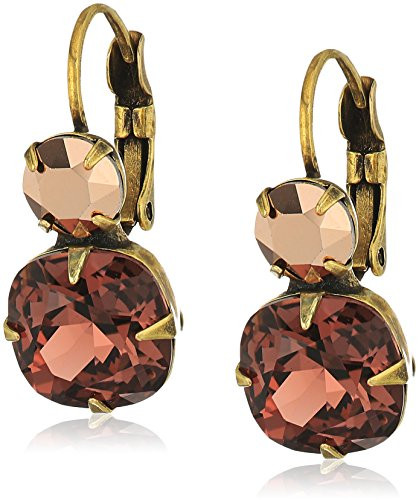Sorrelli Mahogany Roundabout Drop Earrings
