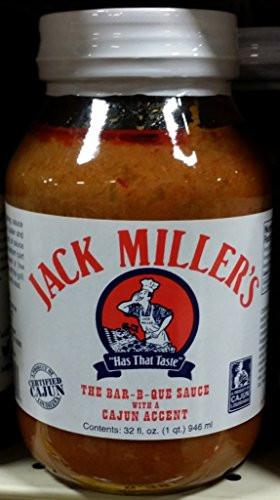 Jack Miller s Bar B Que Sauce 32 Oz  Pack of 2