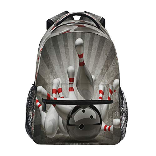 BEETTY Backpack for Girls Kids Boys Teens Bowling Ball Lightweight Durable Bookbag School Bag Laptop Bags Travel Hiking Camping Daypack