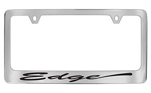 Ford Edge Script Chrome Plated Metal License Plate Frame Holder
