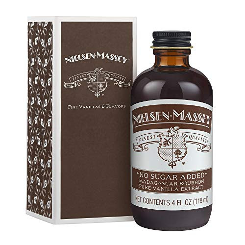 Nielsen Massey No Sugar Added Madagascar Bourbon Pure Vanilla Extract with Gift Box 4 ounces Nielsen Massey No Sugar Added Madagascar Bourbon Pure Vanilla Extract with Gift Box 4 ounces