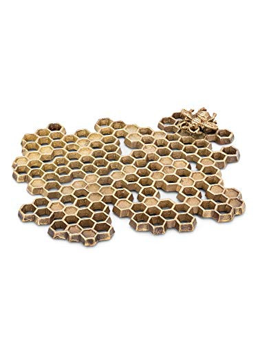 Abbott Collection Honeycomb Bee Trivet 8 5 inch  1 EA