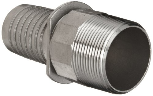 Dixon Holedall RST150NOS Stainless Steel 316 Hose Fitting External Swage Notched NOS Stem 1 1 2 NPT Male x 1 17 32 Hose ID Barbed Dixon Holedall RST150NOS Stainless Steel 316 Hose Fitting External Swage Notched NOS Stem 1 1 2 NPT Male x 1 17 32 Hose ID Barbed