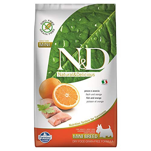 Farmina 5 5 Pound Natural And Delicious Wild Herring Grain Free Formula Dry Dog Food  Kibble Size  Small Bites