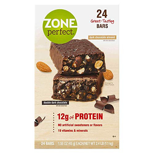 ZonePerfect Nutrition Bar Dark Chocolate Almond and Double Dark Chocolate 24 ct 1 58 oz ES ZonePerfect Nutrition Bar Dark Chocolate Almond and Double Dark Chocolate 24 ct 1 58 oz ES