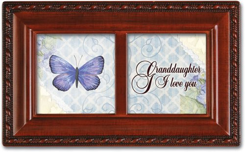 Cottage Garden Granddaughter Petite Woodgrain Music Box Plays Light Up My Life Cottage Garden Granddaughter Petite Woodgrain Music Box Plays Light Up My Life