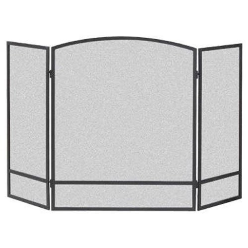 Panacea Products 15951 3 Panel Arch Screen with Double Bar for Fireplace  35 Inch  Pack of 1   Multi