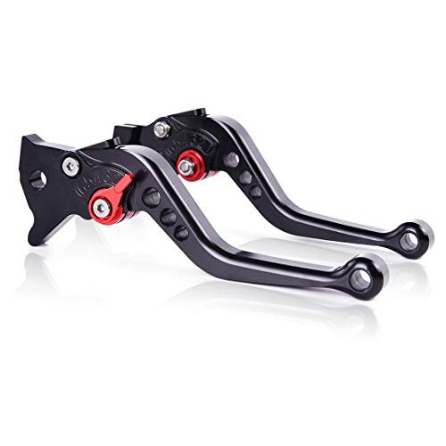 Short Alloy Brake Clutch Levers For Yamaha YZF R1 R1M R1S 2015 2019  YZF R6 2017 2019  Black