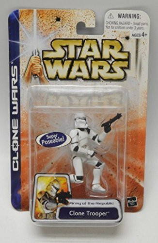 Star Wars, Clone Wars, Army of the Republic Action Figure, Super Articulated Clone Trooper