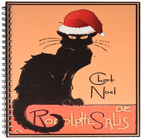 3dRose db_47077_1 Le Chat Noel-Advertising, Art Nouveau, Black Cat, Cat, Cats, Chat Noir, Le Chat-Drawing Book, 8 by 8-Inch 3dRose db_47077_1 Le Chat Noel-Advertising, Art Nouveau, Black Cat, Cat, Cats, Chat Noir, Le Chat-Drawing Book, 8 by 8-Inch