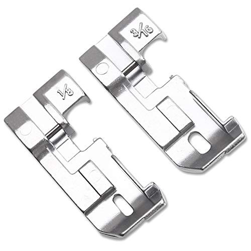 DREAMSTITCH 202039000 Piping Presser Foot 3 16 inch and 1 8 inch for Janome Serger Machine 202039000