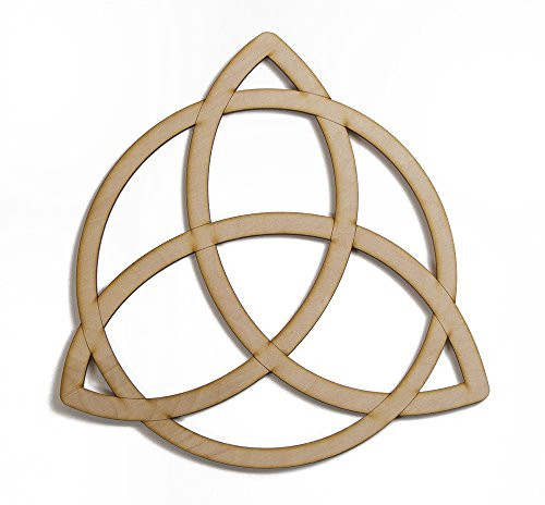 Trinity Knot Celtic Wooden 12" Wall Art, Celtic Art, Irish Celtic Cross, Celtic Infinity Knot, Irish Symbols,Celtic Triple Spiral, Celtic Decor, Irish Home Decor, Irish Wall Art,