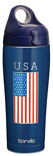 Tervis USA Flag Insulated Tumbler  24oz   Water Bottle  Stainless Steel