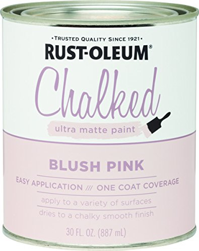 Rustoleum 285142 30 Oz Blush Pink Chalked Ultra Matte Paint