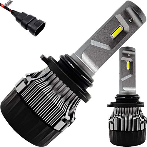 9006 LED Headlight Bulbs HB4 Bright 60W 6500K 10000LM White Low Beam Cars Led Headlight Conversion Kits  2 Packs