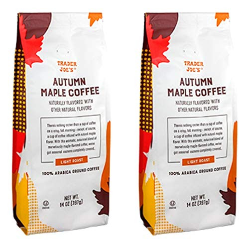 Trader Joes Autumn Maple Ground Coffee Pack of 2 Bags 14 oz Per Bag Seasonal Flavor 100 Arabica Ground Coffee Light Roast Trader Joes Autumn Maple Ground Coffee Pack of 2 Bags 14 oz Per Bag Seasonal Flavor 100 Arabica Ground Coffee Light Roast