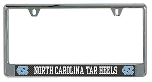 WinCraft North Carolina UNC Tar Heels Premium License Plate Frame  Carbon Fiber Edition