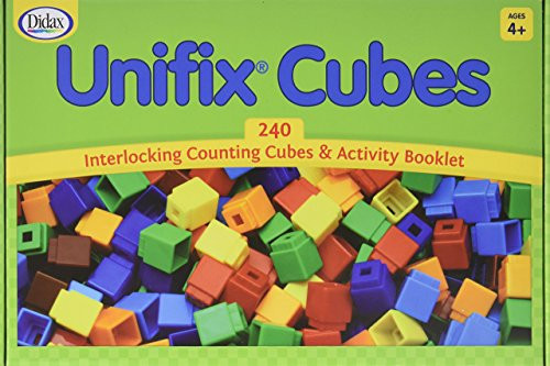Didax Educational Resources Unifix Cubes for Pattern Building Set  240 Pack